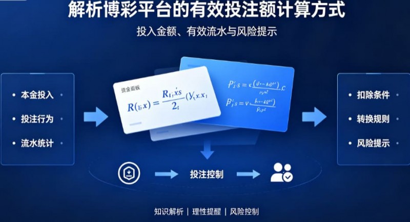 有效投注额:穿透数字娱乐“流水泡沫”的硬核标尺